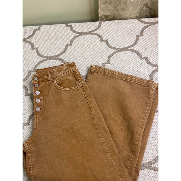 GAP High Stride Wide-Leg Ankle Jeans, summer spice, size 4, MSRP $79.95 - Picture 2 of 14